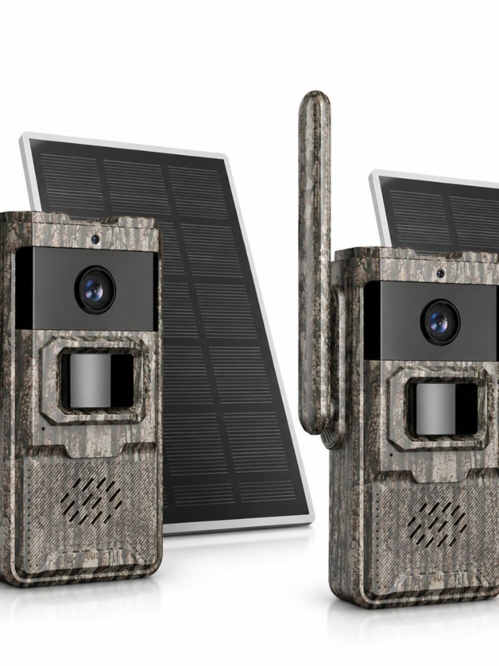 2 Pack New Cellular Trail Camera 2K Live Video Night Vision Game Cam